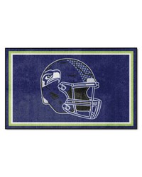 Seattle Seahawks 4x6 Rug by   