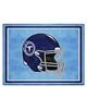 Fan Mats  LLC Tennessee Titans 8x10 Rug Blue