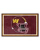 Fan Mats  LLC Washington Commanders 4x6 Rug Maroon