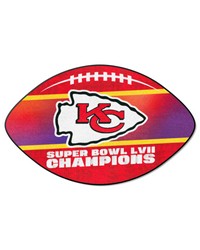 Kansas City Chiefs Football Mat by   