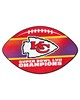 Fan Mats  LLC Kansas City Chiefs Football Mat Red