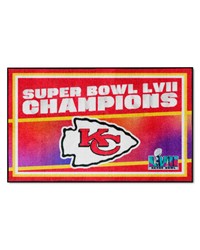 Kansas City Chiefs 4x6 Rug by   