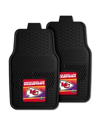 Kansas City Chiefs 2-pc Vinyl Car Mat Set by   