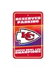 Fan Mats  LLC Kansas City Chiefs Parking Sign Red