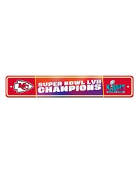 Kansas City Chiefs Street Sign by   