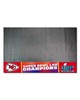 Fan Mats  LLC Kansas City Chiefs Grill Mat Black