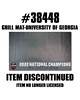 Fan Mats  LLC Georgia Bulldogs Grill Mat Black