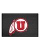 Fan Mats  LLC Utah Utes Starter Mat Black