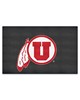 Fan Mats  LLC Utah Utes Ulti-Mat Black