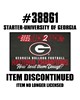 Fan Mats  LLC Georgia Bulldogs Starter Mat Dynasty Black