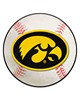 Fan Mats  LLC Iowa Hawkeyes Baseball Mat White