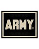 Fan Mats  LLC Army West Point Black Knights 8x10 Rug Black