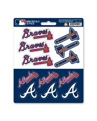 Atlanta Braves Mini Decal 12-pk by   