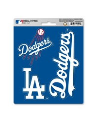 Los Angeles Dodgers Decal 3-pk by   