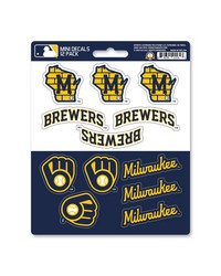 Milwaukee Brewers Mini Decal 12-pk by   