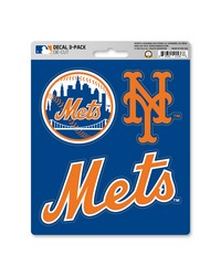 New York Mets Decal 3-pk by   