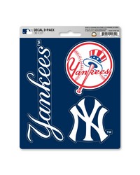 New York Yankees Decal 3-pk by   