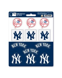 New York Yankees Mini Decal 12-pk by   