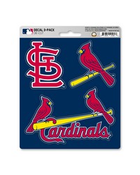 St. Louis Cardinals Decal 3-pk by   