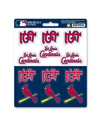 St. Louis Cardinals Mini Decal 12-pk by   