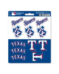 Texas Rangers Mini Decal 12-pk by   