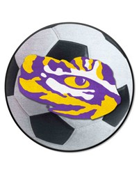 LSU Tigers Soccer Ball Mat by   