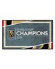 Fan Mats  LLC Vegas Golden Knights 4x6 Rug Gray