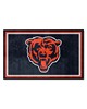 Fan Mats  LLC Chicago Bears 4x6 Rug Navy Blue