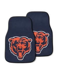 Chicago Bears 2-pc Carpet Car Mat Set by   