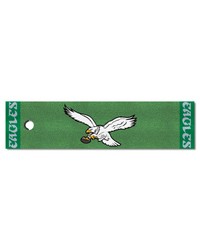 Philadelphia Eagles Putting Green Mat Retro by   