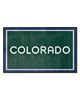 Fan Mats  LLC Colorado Rockies 4x6 Rug Green