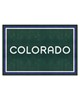 Fan Mats  LLC Colorado Rockies 5x8 Rug Green