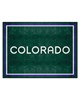 Fan Mats  LLC Colorado Rockies 8x10 Rug Green