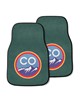 Fan Mats  LLC Colorado Rockies 2-pc Carpet Car Mat Set Green