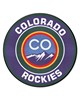 Fan Mats  LLC Colorado Rockies Roundel Mat Green