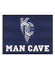 Fan Mats  LLC Kansas City Royals All-Star Mat Man Cave Blue