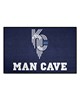 Fan Mats  LLC Kansas City Royals Starter Mat Man Cave Blue