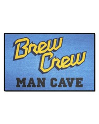 Milwaukee Brewers Starter Mat Man Cave by   