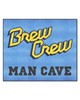 Fan Mats  LLC Milwaukee Brewers Tailgater Mat Man Cave Blue