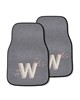 Fan Mats  LLC Washington Nationals 2-pc Carpet Car Mat Set Gray