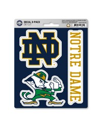 Notre Dame Fighting Irish Decal 3-pk by   