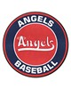 Fan Mats  LLC Los Angeles Angels Roundel Mat Red