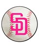 Fan Mats  LLC San Diego Padres Baseball Mat Pink