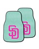 Fan Mats  LLC San Diego Padres 2-pc Carpet Car Mat Set Mint