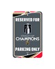 Fan Mats  LLC Vegas Golden Knights Parking Sign Gray