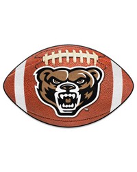 Oakland Golden Grizzlies Football Mat by   