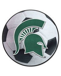 Michigan State Spartans Soccer Ball Mat by   