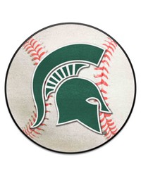 Michigan State Spartans Baseball Mat by   