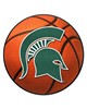 Fan Mats  LLC Michigan State Spartans Basketball Mat Orange