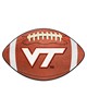 Fan Mats  LLC Virginia Tech Hokies Football Mat Brown